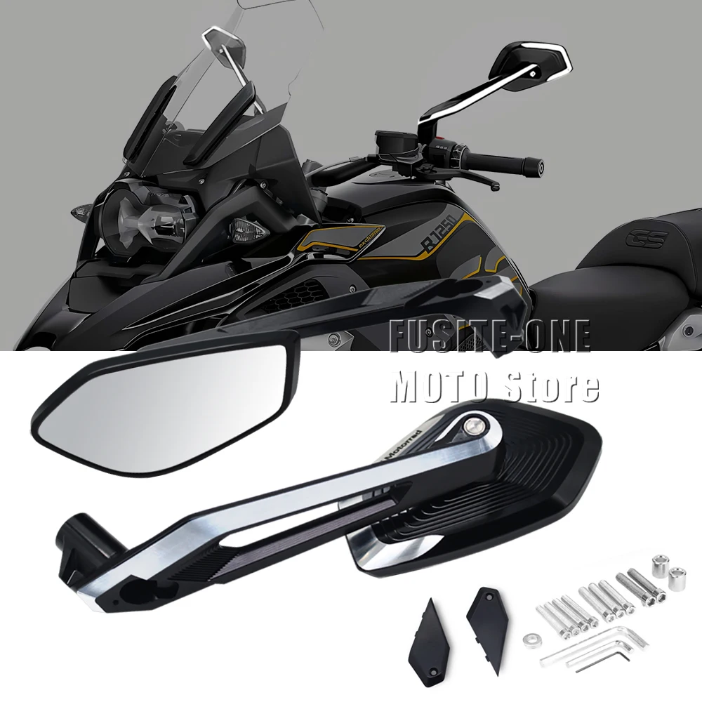 

Motorcycle Accessories Side Rear View Mirror For R1250GS R 1250 GS Adventure LC HP 2018-2023