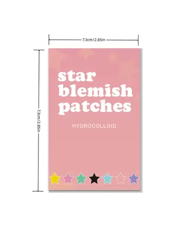 240 pieces of multi-color star acne patches, facial acne patches, concealer acne patches, and pimples patches, ultra-thin