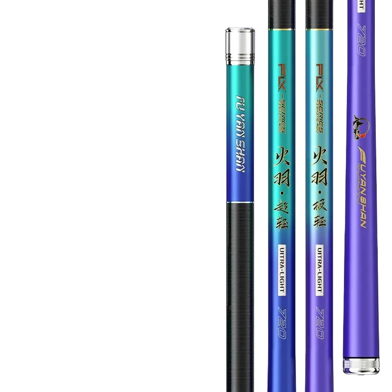

FYS Ultralight Superhard 4H 4.5H Carbon Fibre Stream Pole 28Tune Crucian Carp Fishing Rod Hand Lever Taiwan Fishing Rod 3.6-7.2M