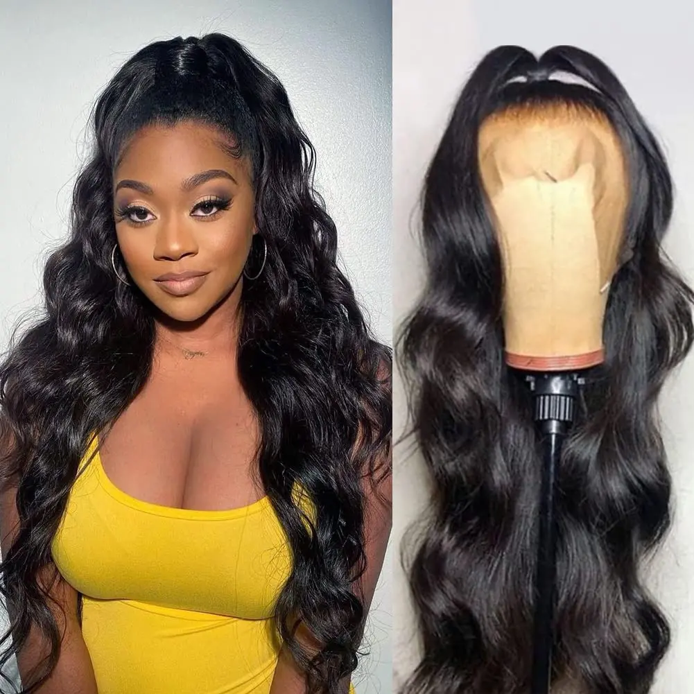 Cheap 30 32 34 Inch Body Wave Human Hair Wigs HD Lace Frontal Wig  13x6 13x4 Lace Front 4x4 Closure Wig 360 Lace Frontal Wig