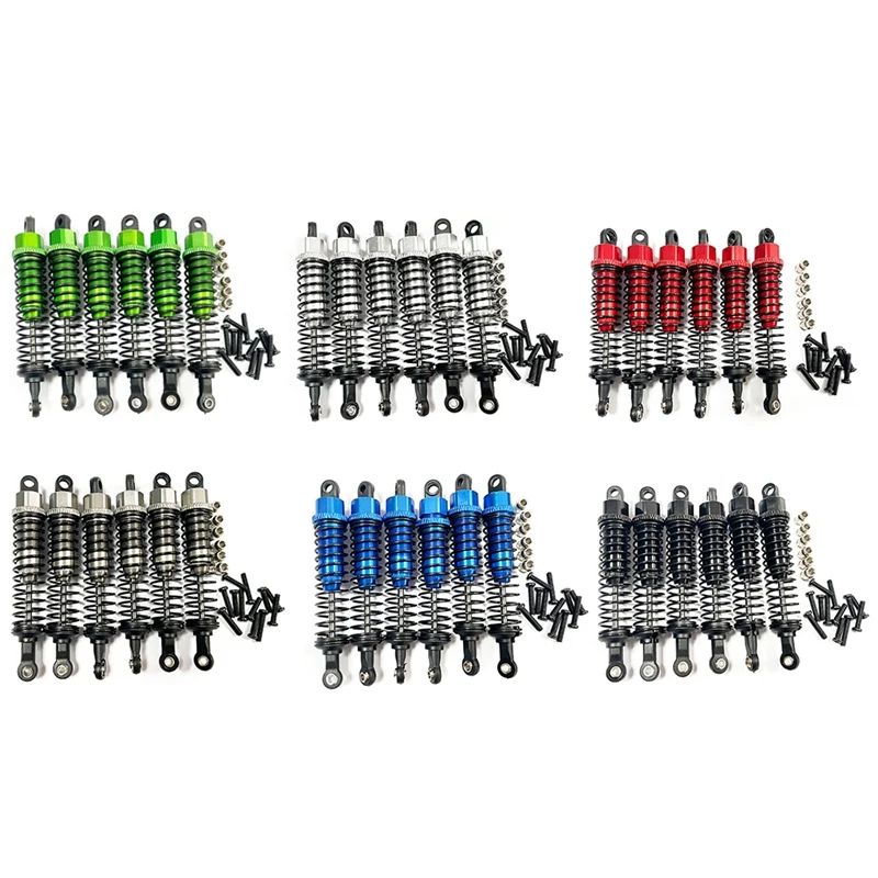 Ammortizzatore dell\'ammortizzatore dell\'olio del metallo 6Pcs per gli accessori delle parti di aggiornamento dell\'automobile di HOSIM XINLEHONG XLH