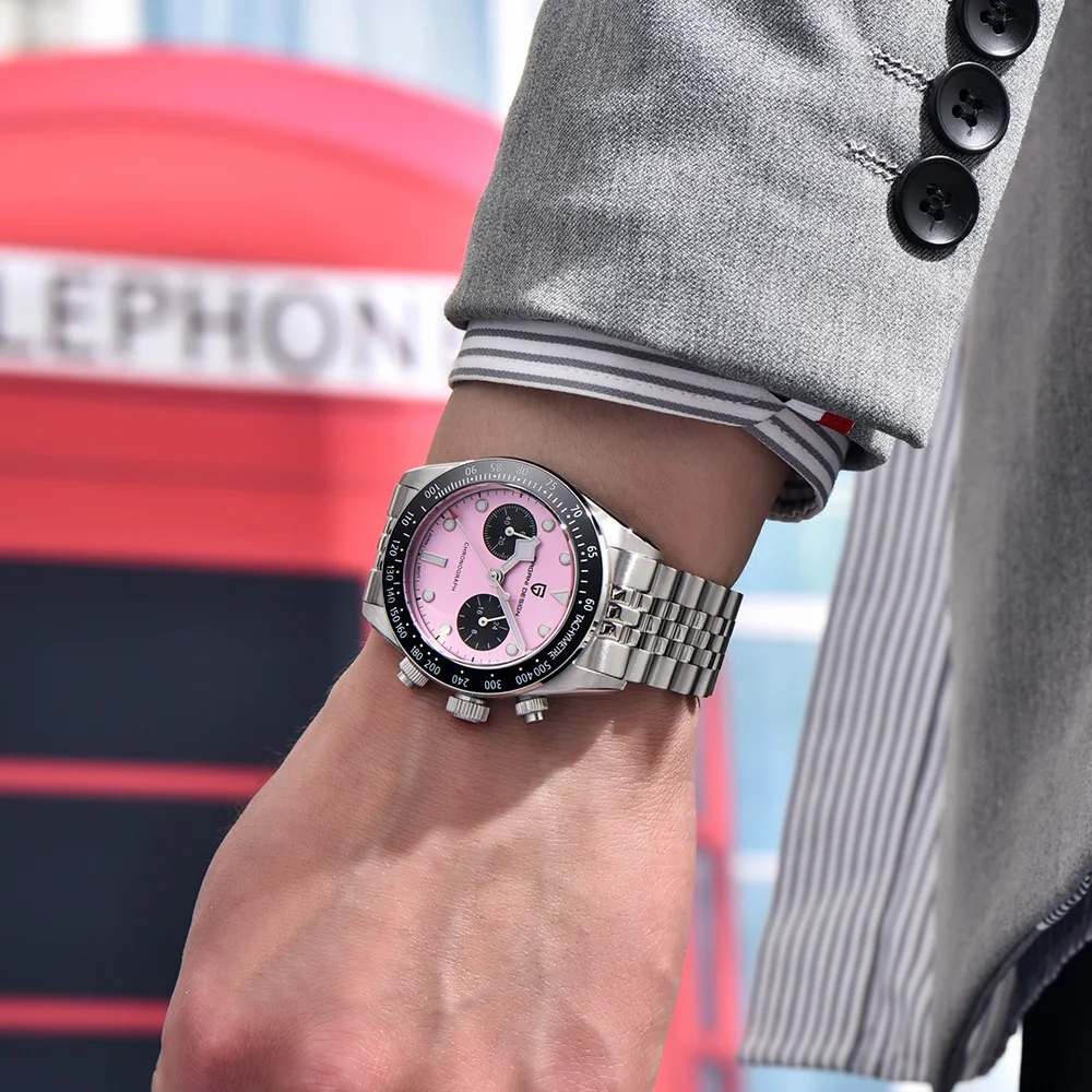 Pagani design BB men's sports chronograph 2026 new luxury quartz watch men's top brand sapphire mirror diving watch reloj hombre