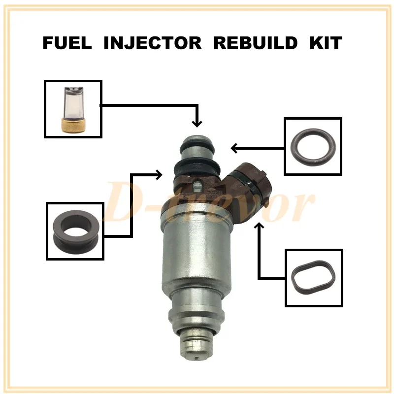 

Ремкомплект топливной форсунки для FJ415 для 92-95 Lexus SC300 GS300 Toyota Supra 23250-46030