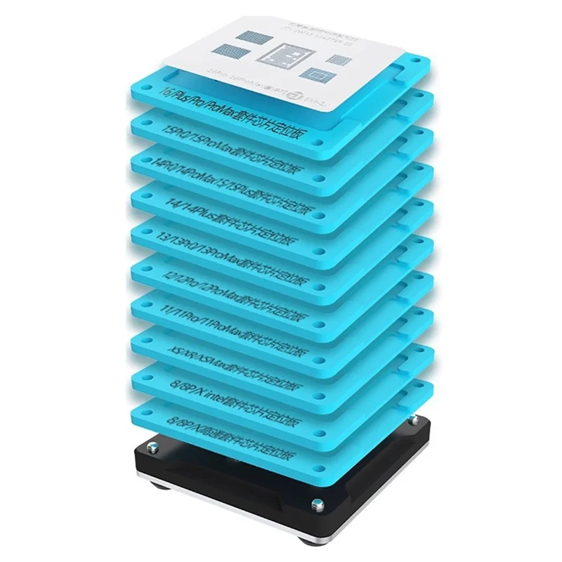 

Smart-For 8-16 Series CPU Repair Stencil Magnetic IP Swap Board Chip Reballing Platform Enhanced Motherboard Support