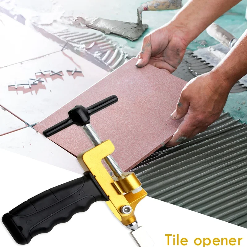 2 In 1 Glass Ceramic Tile Cutter with Knife Wheel Diamond Roller Cutter Cutting Machine Opener Glass Tile Cutter Hand Tools