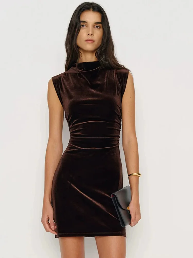 

Вельветовая юбка-трапеция с завышенной талией и запахом, французский стиль, женская, коллекция Cisas Year-End Par Dr Reformation