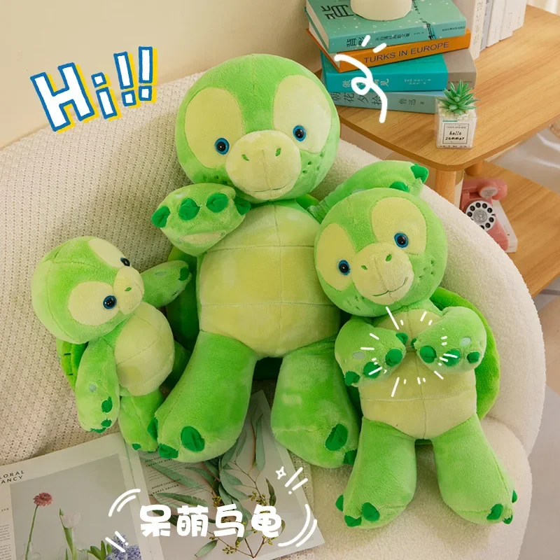 Hot Big Size Disney Bear Duffy and Friend Tortoise OluMel Stuffed Plush Toys Soft Kawaii Sea Turtle Doll Sofa Animal Pillow Gift