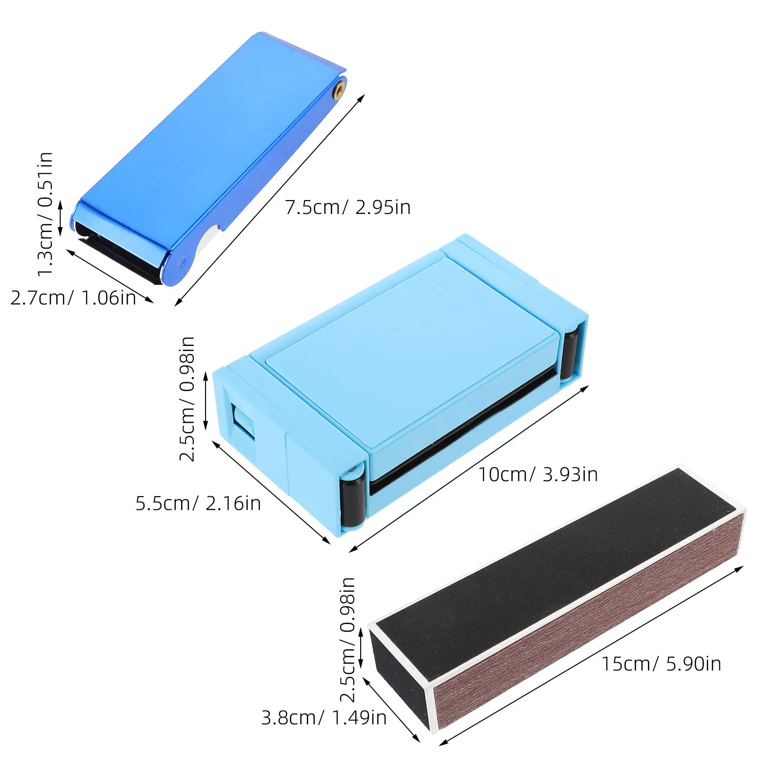 1Set Guitar Grinding Tool Set Fret Leveling Beam Nut Slotting File Bridge Saddle Guitar Luthier Tools Fret Beveling File