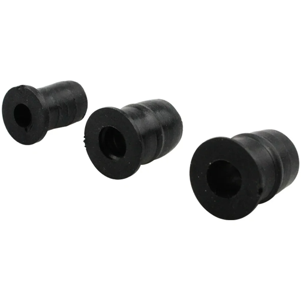 Wear Resistant Neoprene Water Well Nut Collection 30pcs For Securing Motorbike Windshields With Brass Fixtures