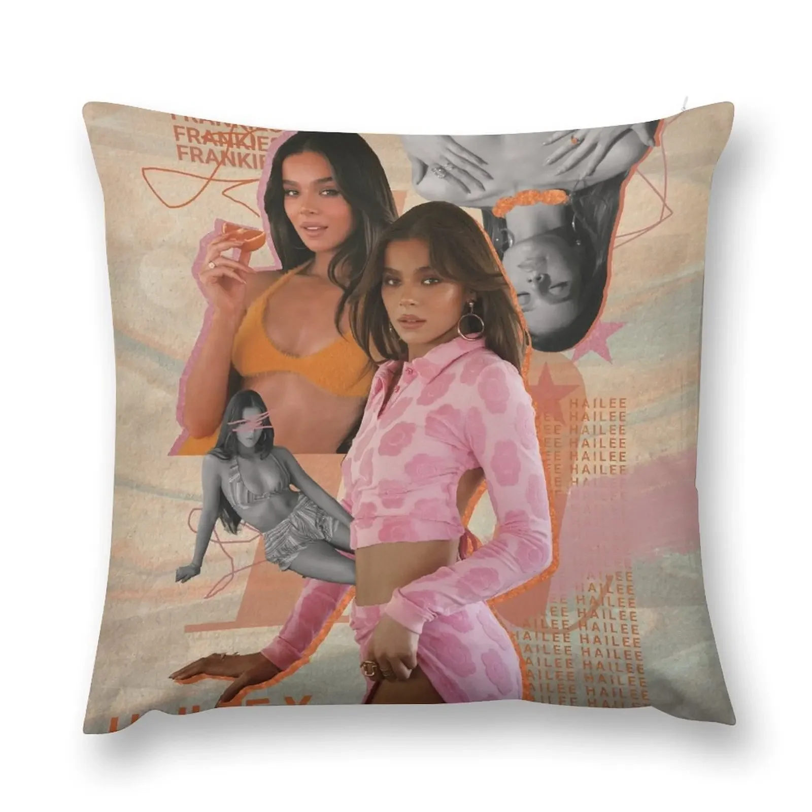 Hailee Steinfeld Throw Pillow Cushion Cover For Sofa christmas supplies pillow