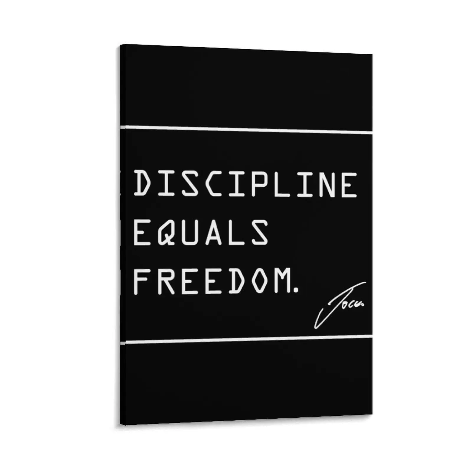 

Discipline Equals Freedom - Jocko Canvas Painting Decoration for home home decor decorations for the room