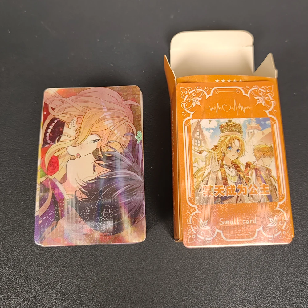 100 Pc/set The Princess Who Turned into a Frog Manga Laser Lomo Card Album Comic Characters Photocard Fans Collection Cards