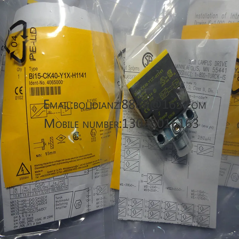 

BI15-CK40-Y1X-H1141 Original proximity switch