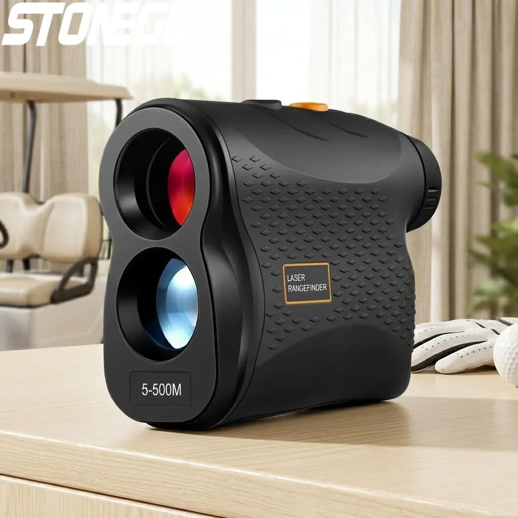 Golf Rangefinder 500M Distance Meter with Flag Lock Speed Measurement Laser Range Finder for Golfing Camping Hiking
