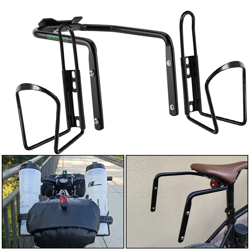 Fahrräder Schwanz Satteltasche Stabilisator Feste Halterung Wasserflaschen Halter Aluminiumlegierung Unterstützung Halterung Radfahren Radfahren Zubehör