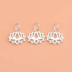 S925 Sterling Silver DIY bracelet Jewelry Accessories Bracelet necklace Lotus pendant for women