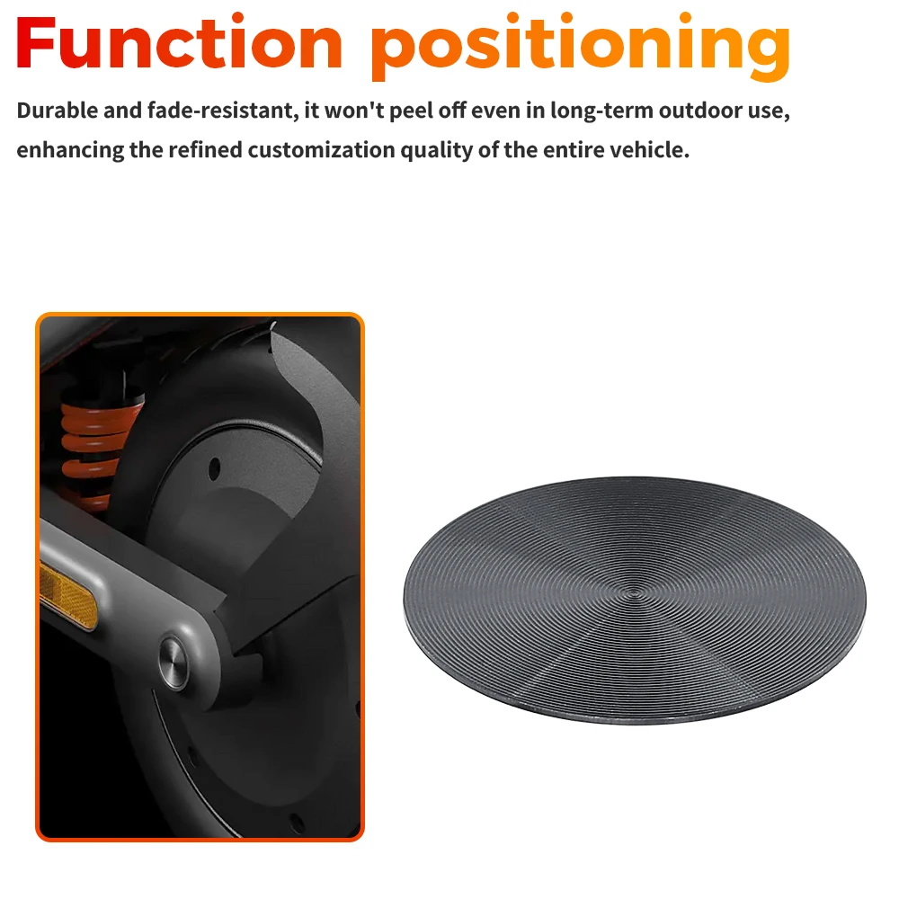 CD Pattern Metal Texture Rear Fork Trim Cover Modification Beautification Parts for Xiaomi Mi6 Electric Scooter Accessories