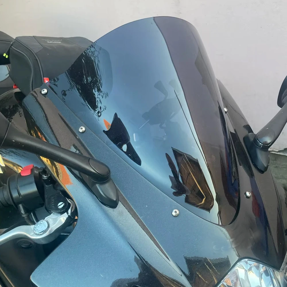 GSXR1000 Windschutzscheibe für Suzuki GSX-R1000 K5 K6 2005 2006, GSXR 1000 Windschutzscheibe Moto Bildschirm Double Bubble Windabweiser Rauch Neu