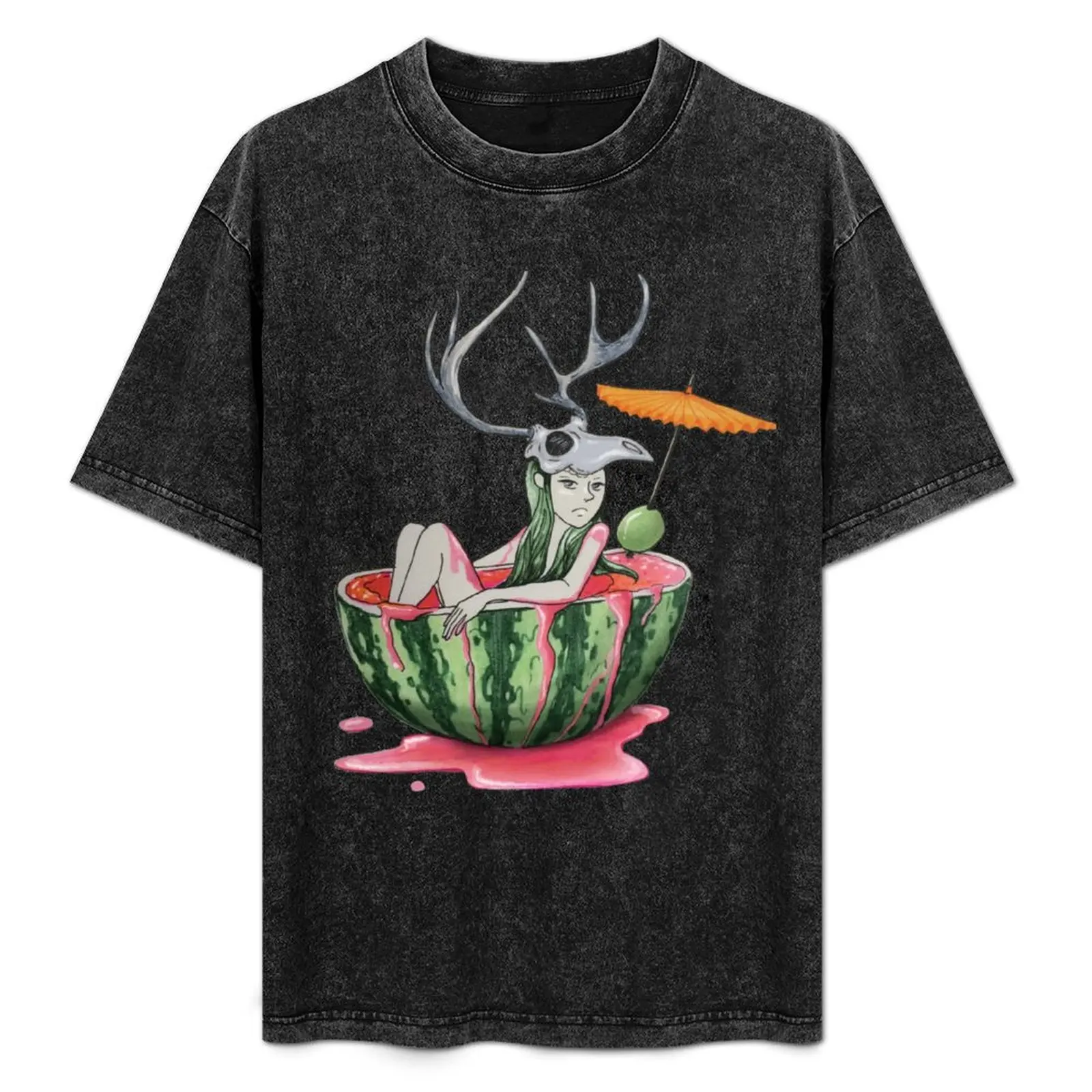 

Watermelon T-Shirt Casual All Match Tee Shirt for Men