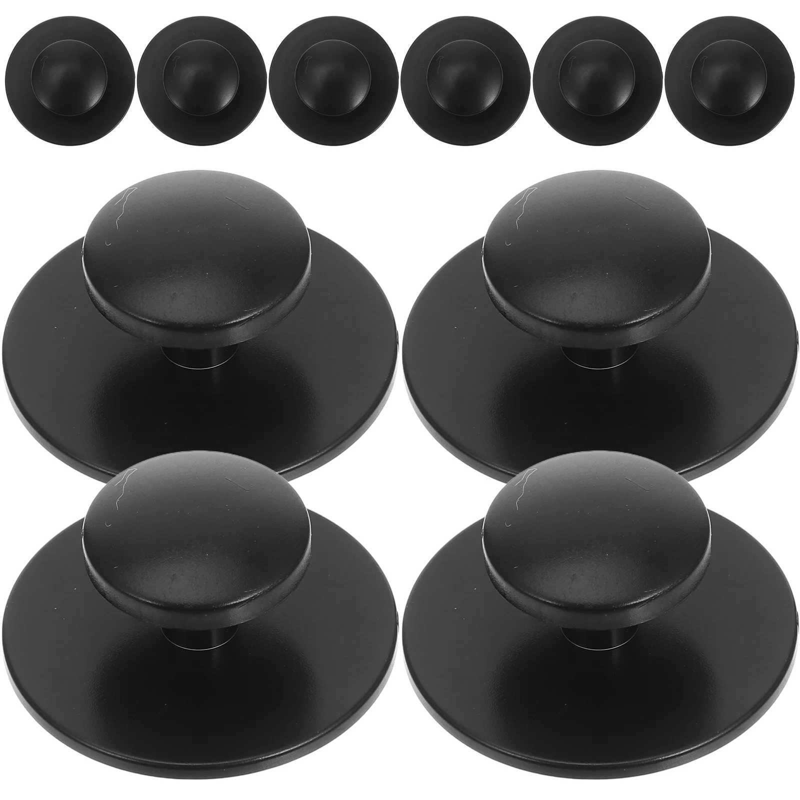 

10pcs Self-Adhesive Cabinet Handles Stick On Drawer Pulls For Kitchen Wardrobes Sliding Doors Peel Stick Knobs Closet Door
