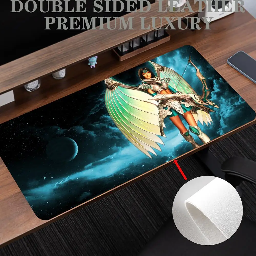 

Mouse Pad PU Leather T-The L-Legend Of Dragoon Mouse pad gamer Waterproof Mouse Pad Large Size Yugioh Playmat Office Desk Protector Mat Desktop Keyboard Desk Pad Hot selling items Gaming Mousepad PC Accessories