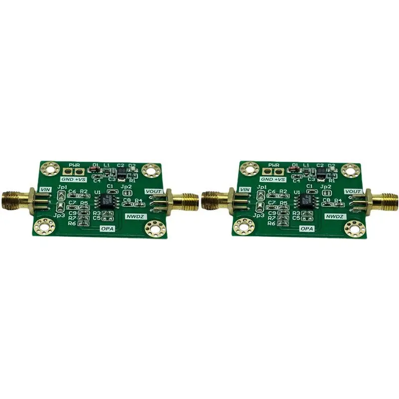 2X AD8009 RF Module Current Feedback Amplification 1Ghz 5500V/Us Low Distortion High Current Pulse Amplification