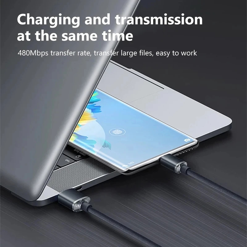 NNBILI 120W 7A Kabel typu C do typu C do telefonu komórkowego Iphone 15 Xiaomi Oneplus Kabel USB typu C do szybkiego ładowania danych — zdjęcie 7