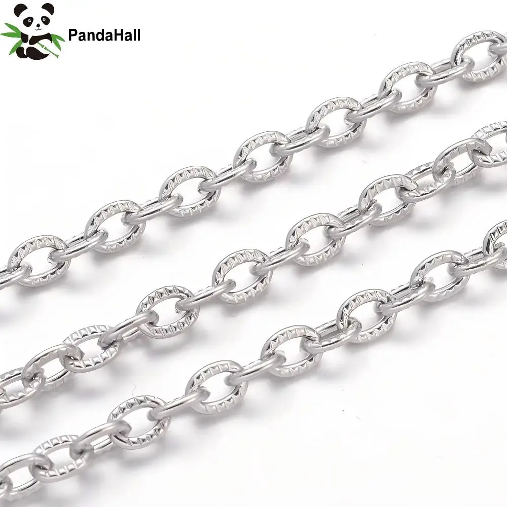 

PandaHall 10PCS 304 Stainless Steel Chain Bracelets with Heart, Natural Black Agate and Pearl, Stainless Steel Color for Women
