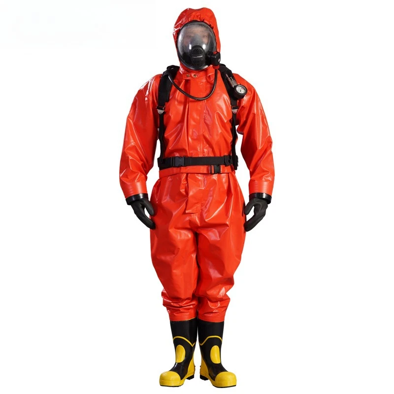 

Light semi-enclosed chemical protective clothing, anti-penetration chemical chemical protective clothing