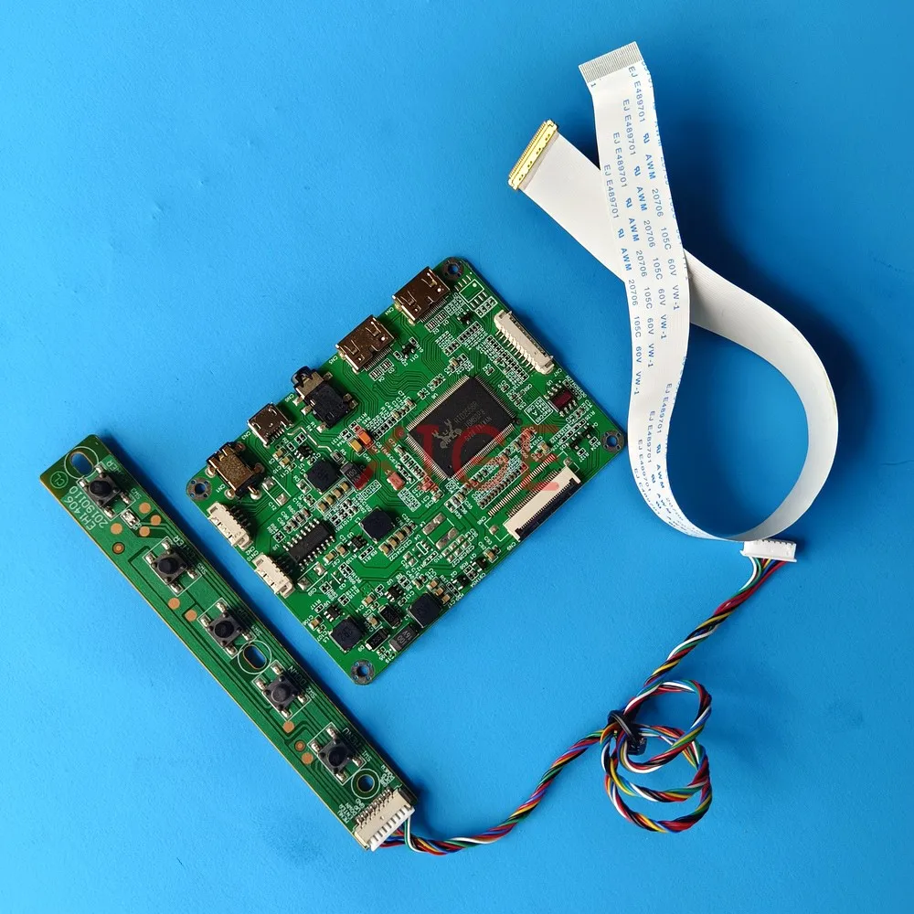 

Для LP140WF1 LP140WF9 LP140WFA LP140WF8 LP140WF3 LP140WF6 LP140WF7 плата контроллера DIY Kit 2Mini-HDMI 1920x1080 EDP-30Pin панель