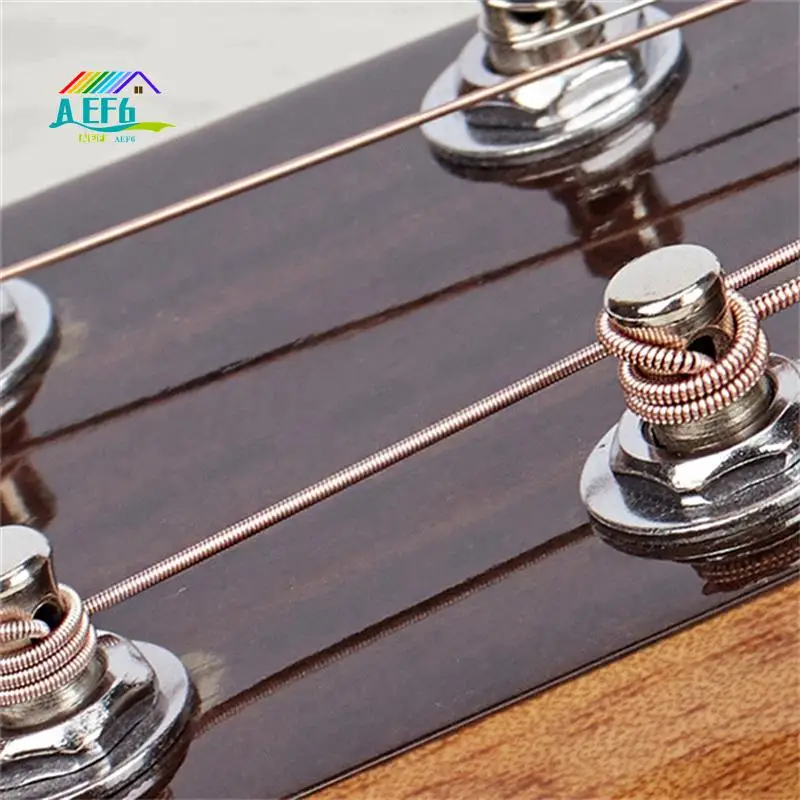 

AEF6-10 наборов из 6 шт. струн из чистой меди для классической гитары и струн укулеле, аксессуары для гитарных деталей