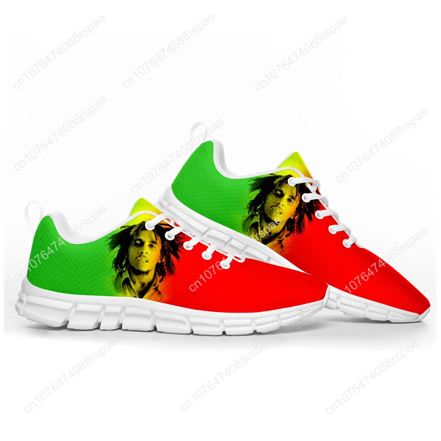 Reggae muzyka rockowa gwiazda Bob Marley buty sportowe męskie damskie nastolatki dzieci dziecięce trampki niestandardowe wysokiej jakości buty dla par