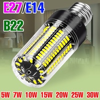 30W LED Indoor Corn Bulb E27/E26 Ceiling Lamp Bulbs E14 Spotlight B22 Living Room Bedroom Kitchen Washroom 220V Home Lighting