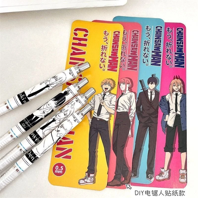 Neuer Chainsaw Man Denji Pochita Aki Hayakawa Mechanischer Bleistift mit Hoher Farbwertigkeit Kreativer Schülerbleistift mit Bruchsicherem Kern – Detail 4