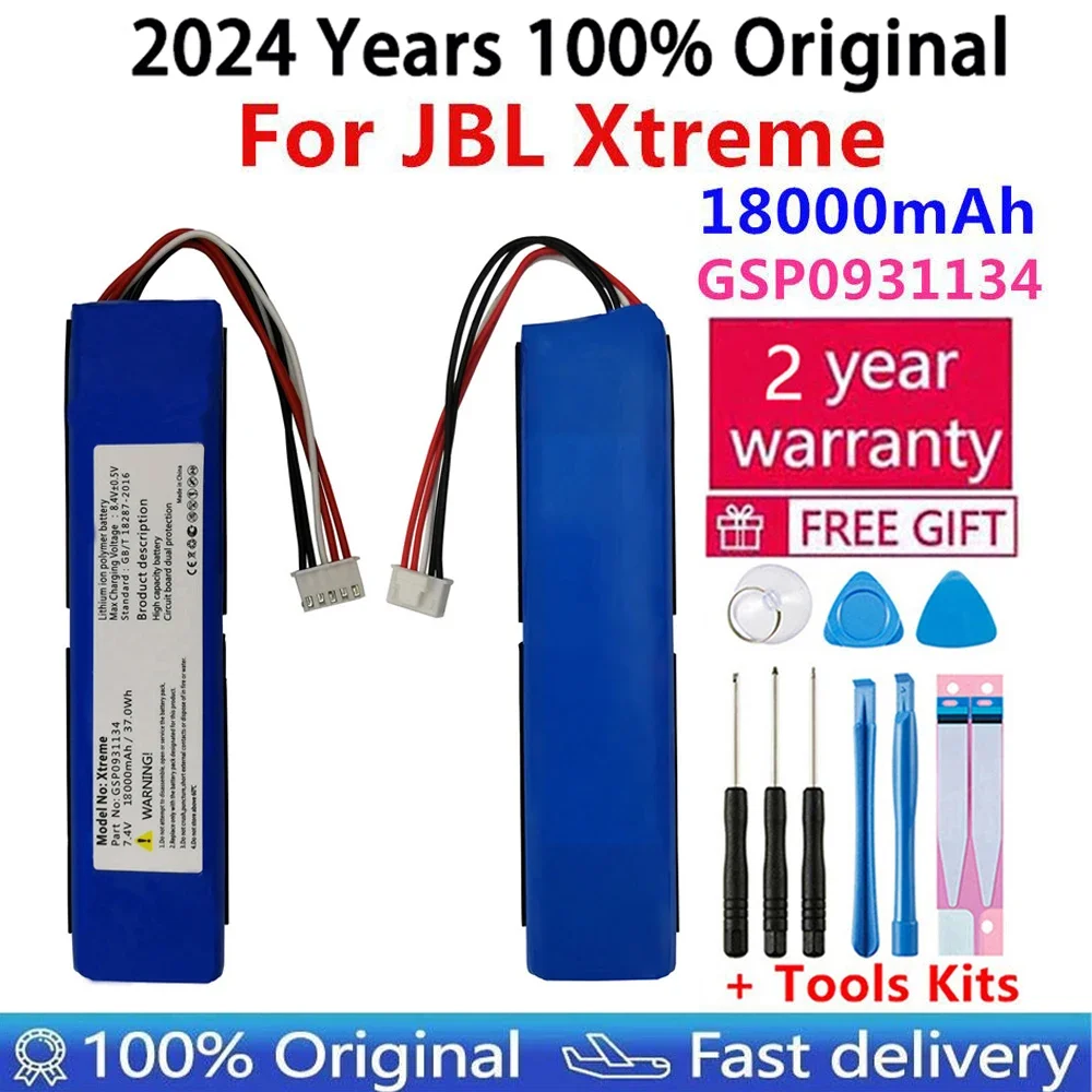 

100% оригинальный новый 18000mAh gsp093137.134 0wh Сменный аккумулятор для JBL Xtreme 1xtreme1 Аккумулятор для динамика