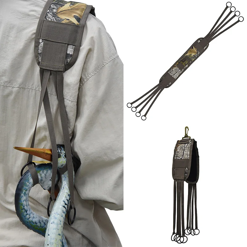 

Hunting Ducks Carrier Strap Outdoor Game Duck Carrier Belt Bird Duck Strap Hanger for Outdoor Waterfowl Game Catching Hunting