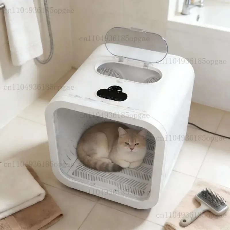 Automatic Safe And Environmentally Friendly Pet Drying Box, Suitable For Cats And Small Dogs, Ultra-quiet Dog Hair Dryer,