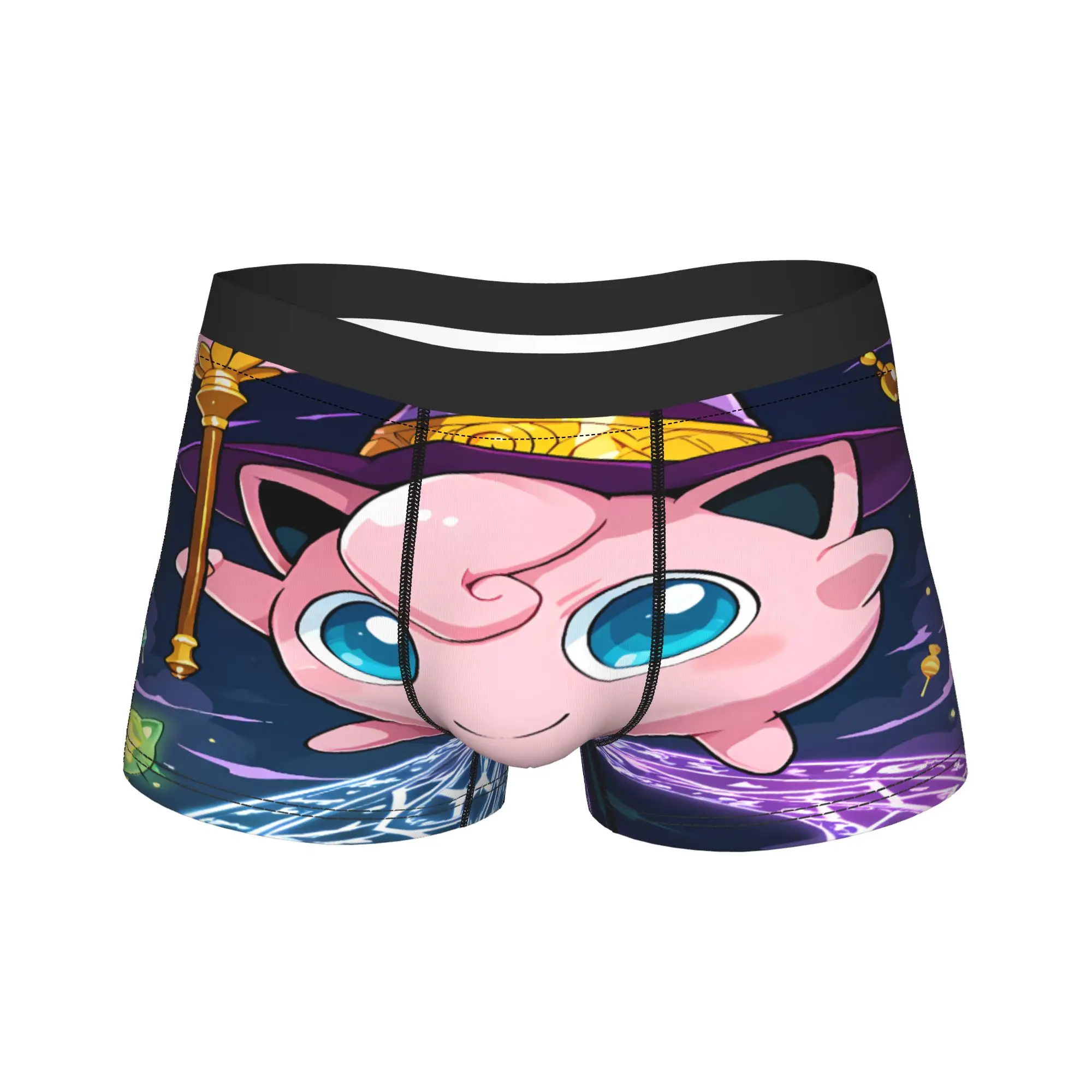 

Jigglypuff Boxer Brief Underwear Trenky Men Novelty Trunk Custom DIY Plus Size Underpants