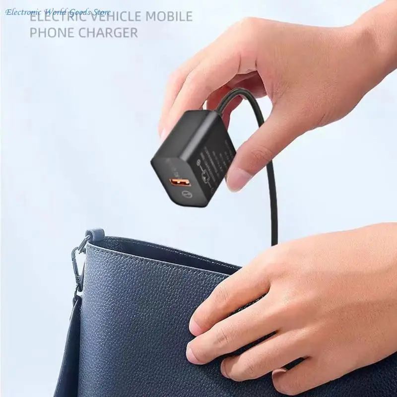 A3PD 18W Fast USB For Electric Bike Motorcycle Compatible DC36V 48V 60V 72V 120V Power Supply