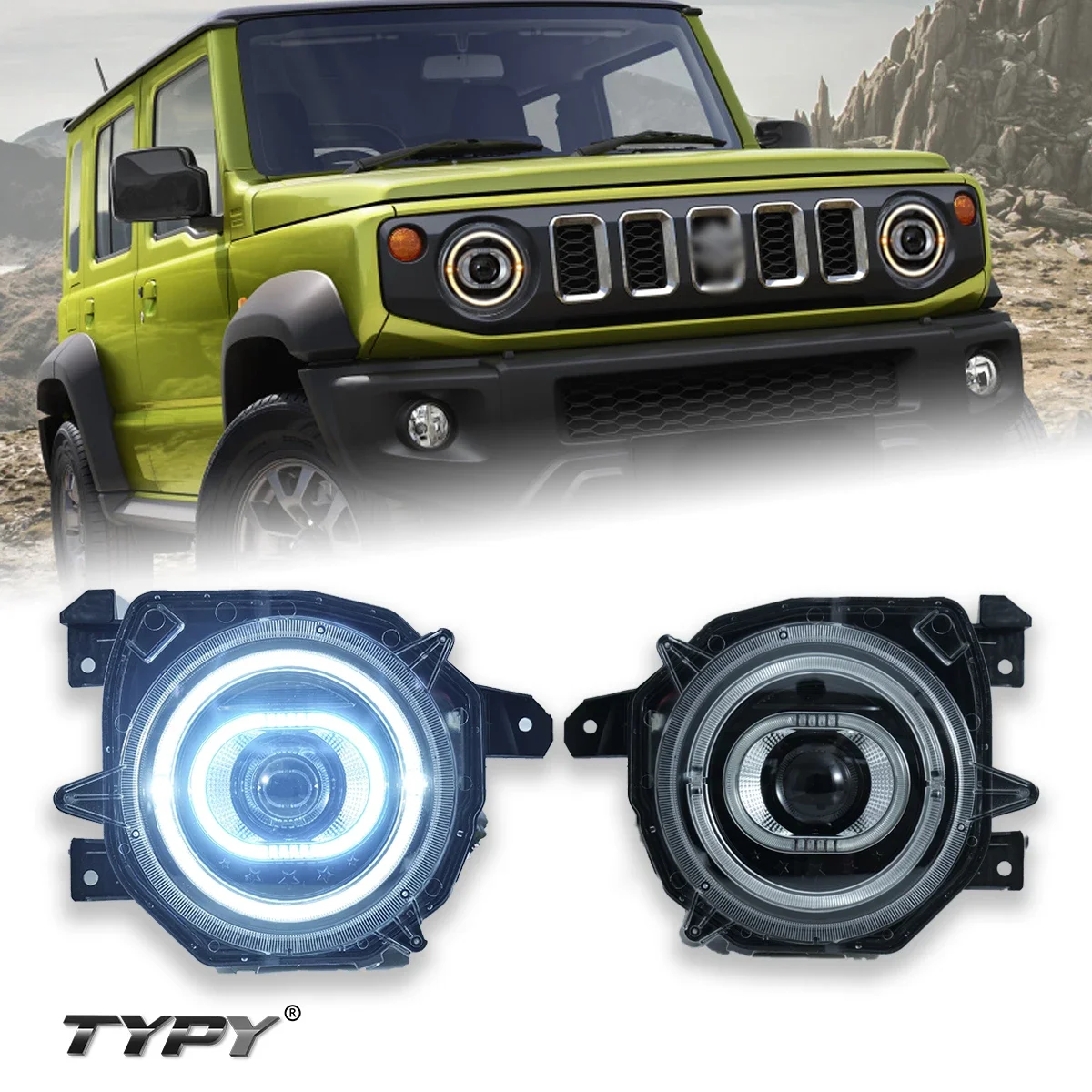 

Автомобильные фары TYPY, новые дневные ходовые огни для Suzuki Jimny 2018-2023