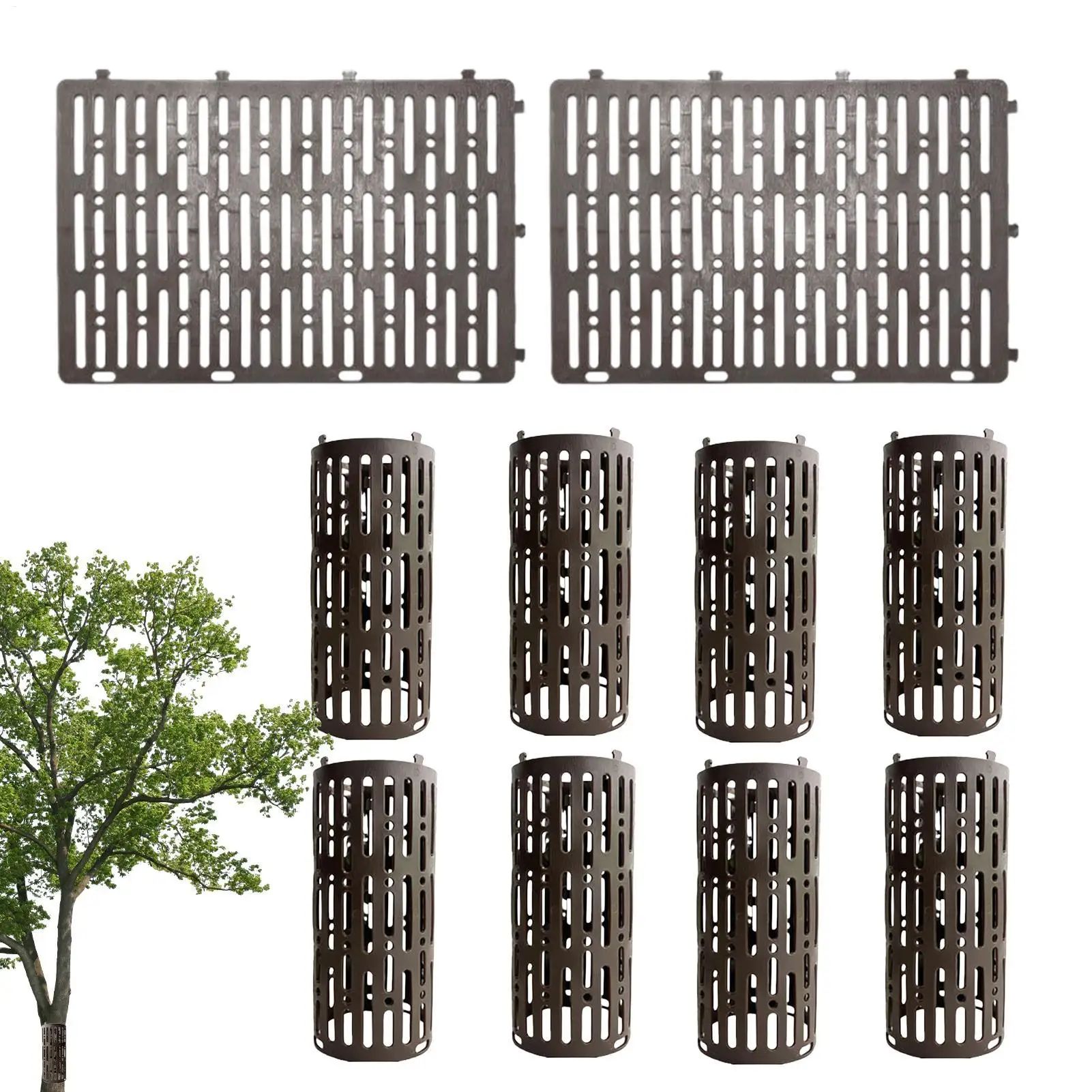 

Tree Trunk Protector Fruit Tree Wrap Protector 10 Pieces Breathable Weather-resistant Plant Protection Guard Protective