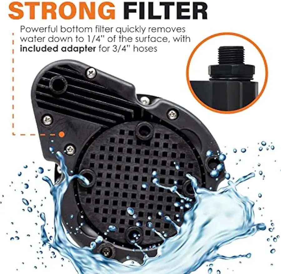 Tankless Water Heater Flushing Kit with Eco-safe Liquid Descaler Solution, Steel Hoses, 1/6HP Extra Strength Pump