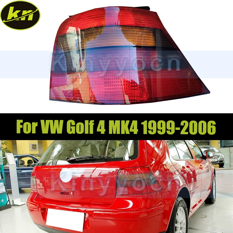 

Автомобильный задний фонарь без лампочек для VW Golf 4 MK4 1999-2006, задний бампер, задний фонарь, стоп-сигнал, задний фонарь