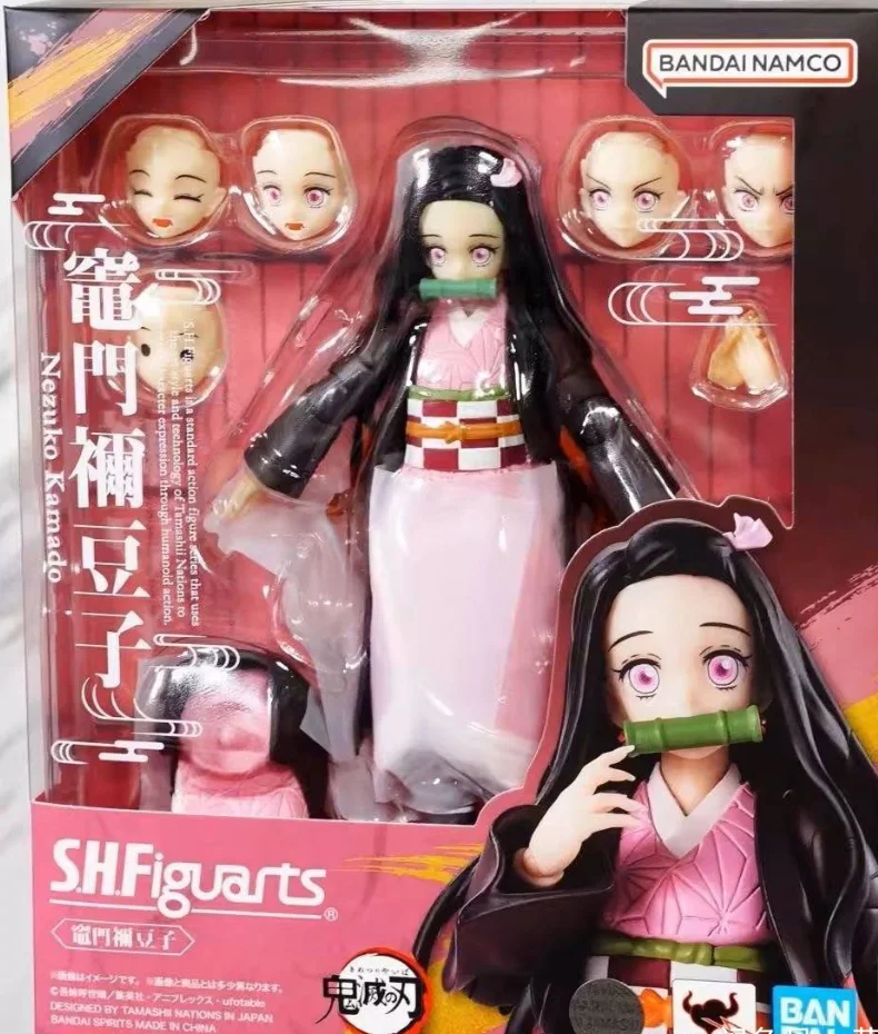 

【In Stock】Original BANDAI SPIRITS S.H.Figuarts Demon Slayer: Kimetsu No Yaiba Kamado Nezuko Figure Model