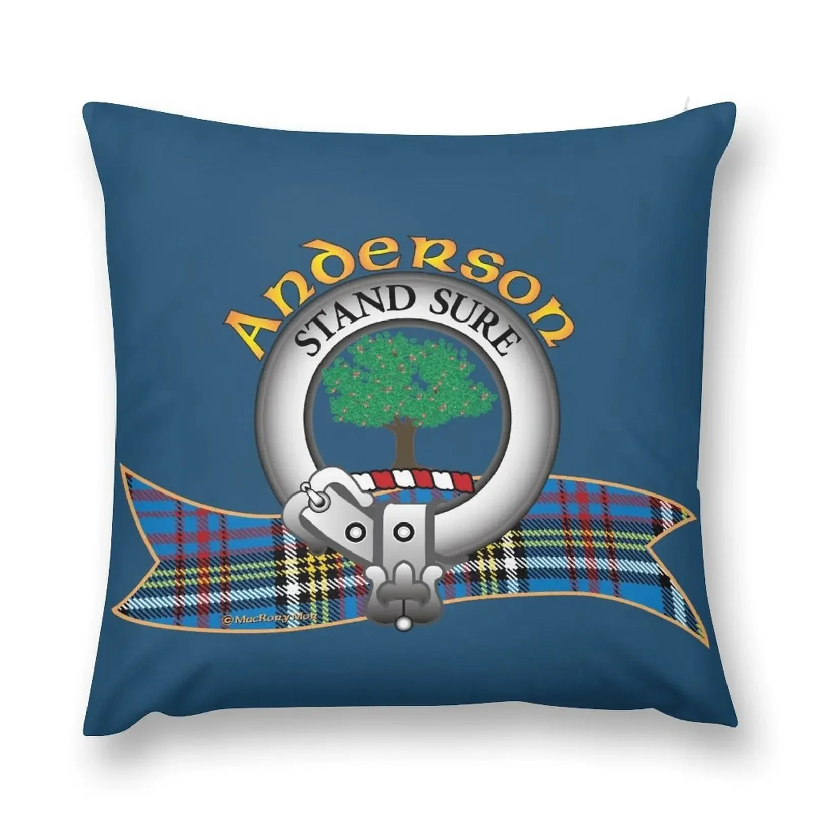 Anderson Clan Throw Pillow Decorative Sofa Cushions Decorative Cushions pillow pillowcase pillow