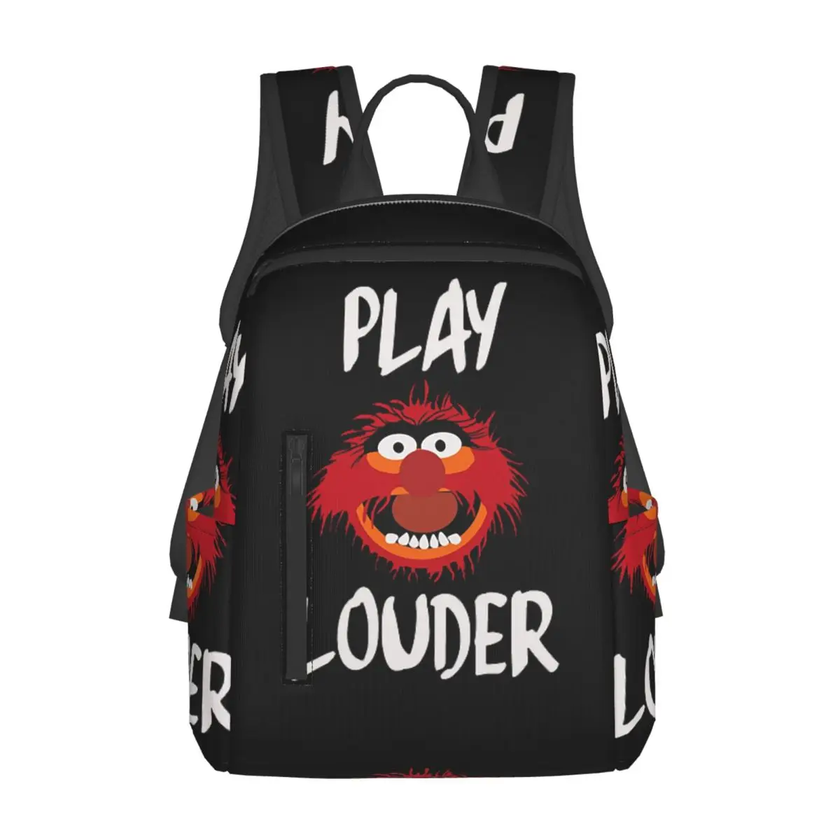 Animal Drummer Backpack Daypack Large Capacity Boys Girls BookBag School Bag Shoulder Bags for Men Women