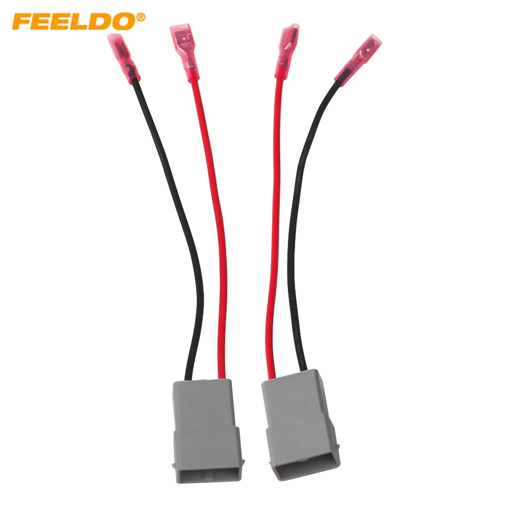 Car Speaker Wire Harness Connects to OEM Adapter Plug For Honda Acura Aftermarket Wiring Cable Adapter
