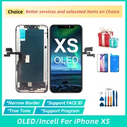 Tested Oled for iPhone Xs OLED LCD Screen Replacement 5.8 inch Display Digitizer 3D Touch Screen Full Assembly With Repair Tools