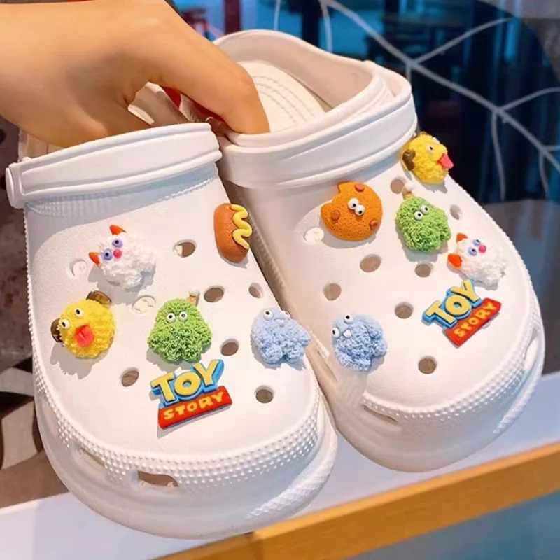 MINISO Disney Toy Story Monster Shoes Charms Set Cookie Diy Clogs Accessories Gift Idea For Birthday Christmas Party Favors