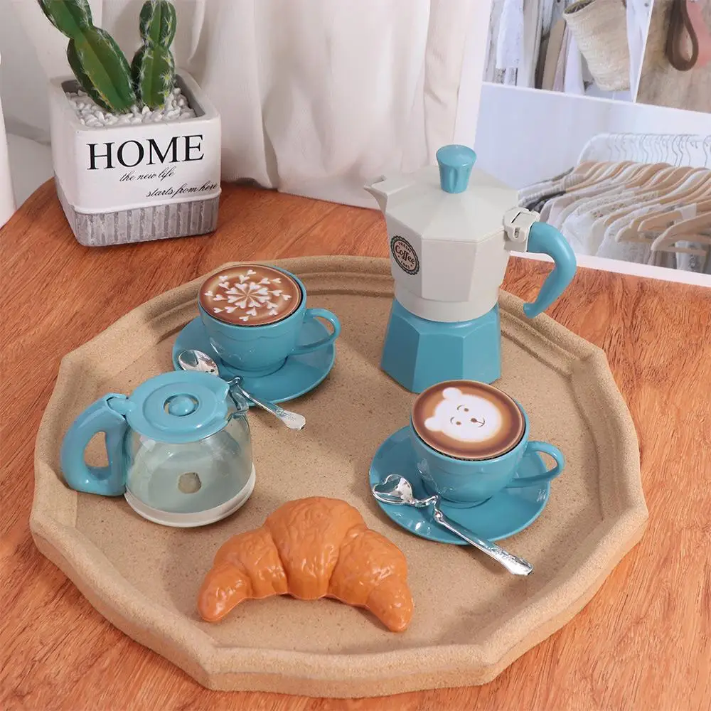 

Coffee Machine Simulation Coffee Set Pretend Play Minature Food Play House Education Kitchen Afternoon Tea Gift